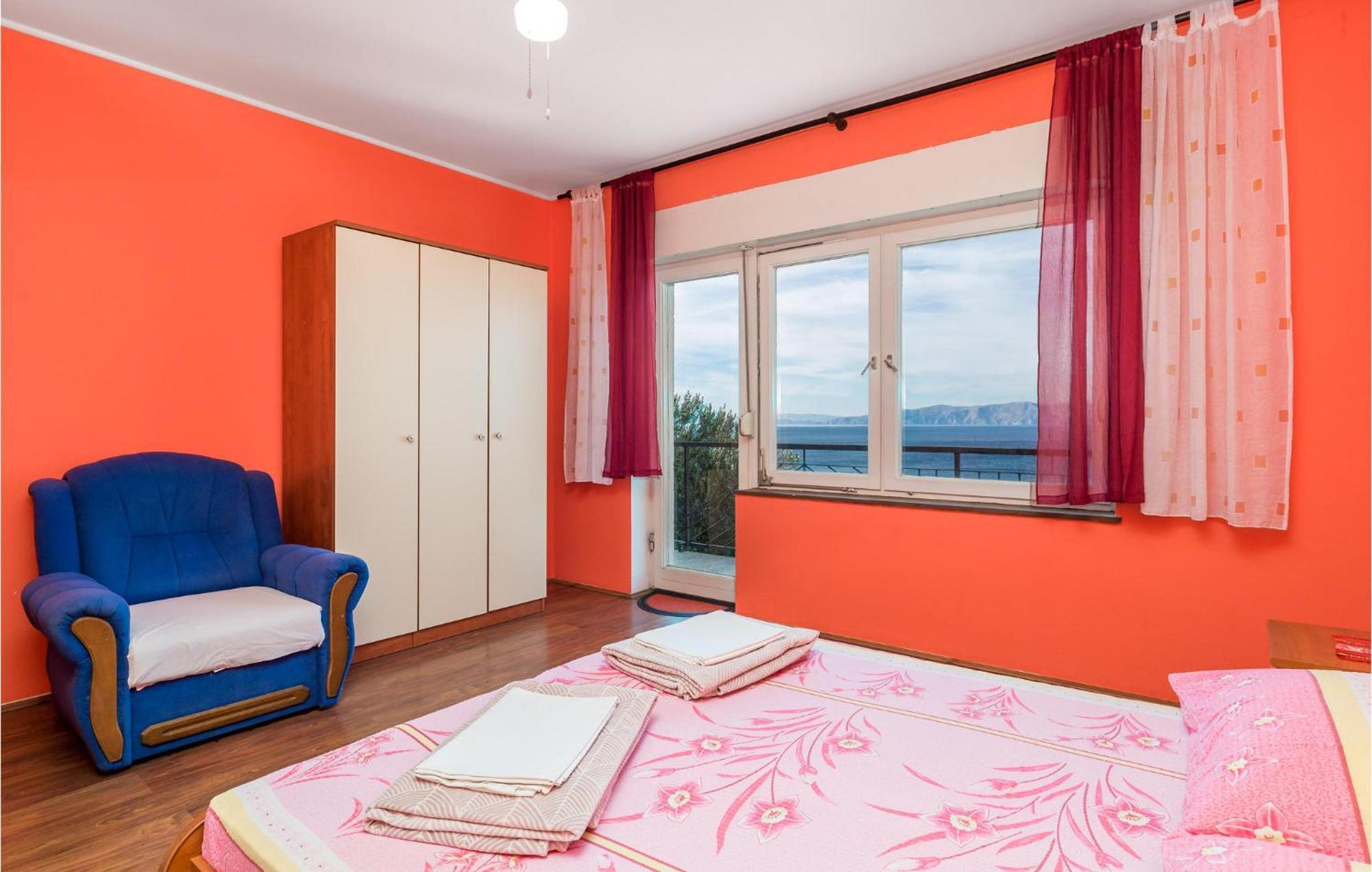 Amazing Apartment In Senj With House Sea View Exteriör bild