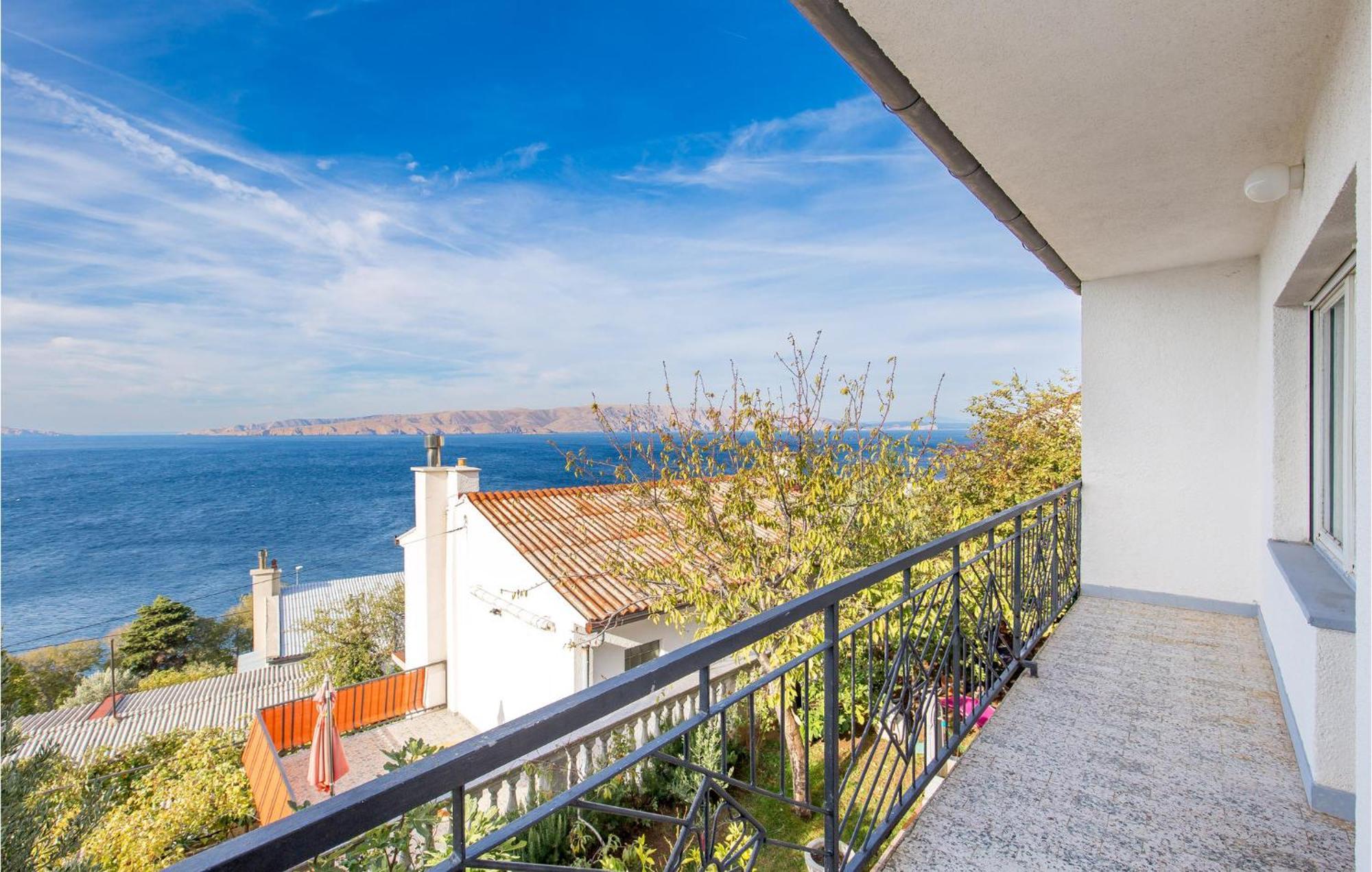 Amazing Apartment In Senj With House Sea View Exteriör bild