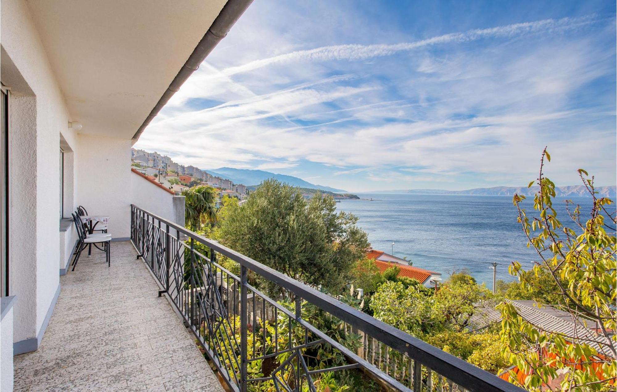 Amazing Apartment In Senj With House Sea View Exteriör bild
