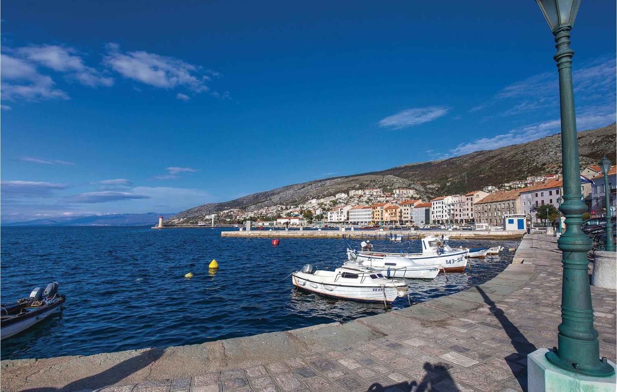 Amazing Apartment In Senj With House Sea View Exteriör bild
